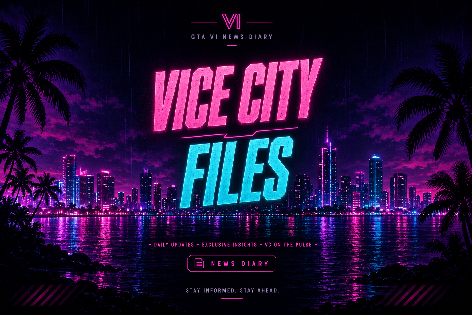 Обложка дневника новостей Vice City Files